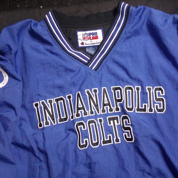 Vintage Champion Pro Line Indianapolis Colts Pullover Windbreaker Jacket